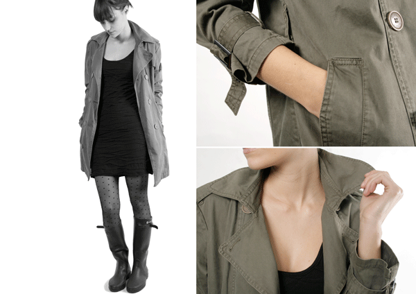 Veste Militaire Couleur Kaki, Veste Militaire Couleur Kaki,