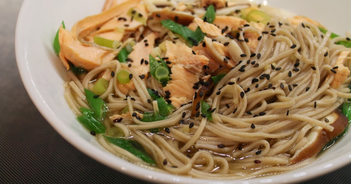 Cook In / Dine Out Salmon Soba Noodle Soup