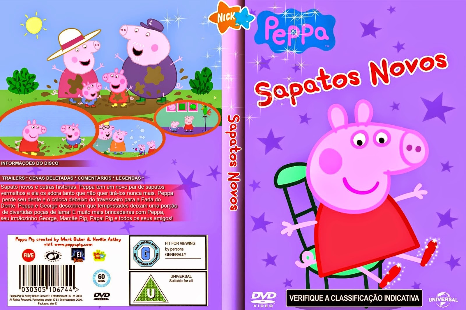 sapato da peppa