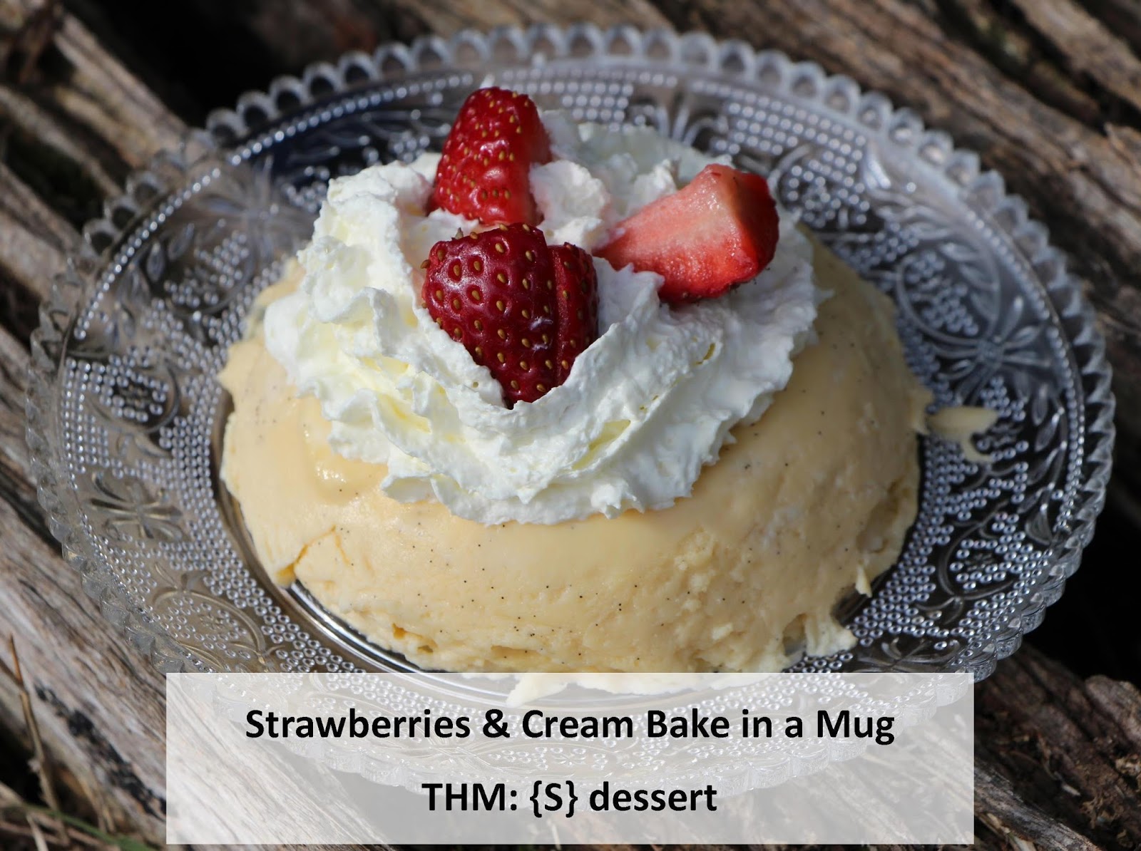 Every Bed of Roses Berries and Cream Bake in a Mug {THM S}