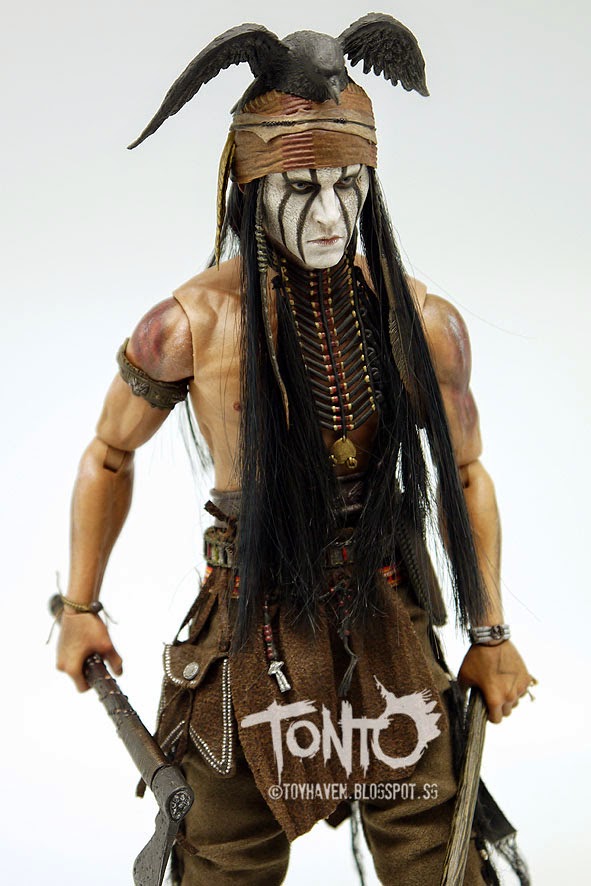 Hot Toys MMS217 The Lone Ranger Tonto Johnny Depp 1/6 Figure In Stock 