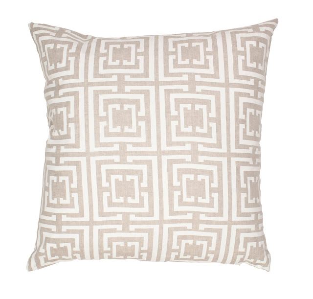 COCOCOZY Logo Natural Linen Pillow Cover