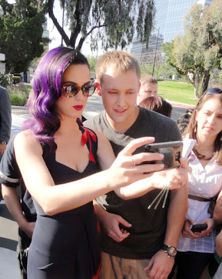Katy Perry Outside the 'Leno' Studios