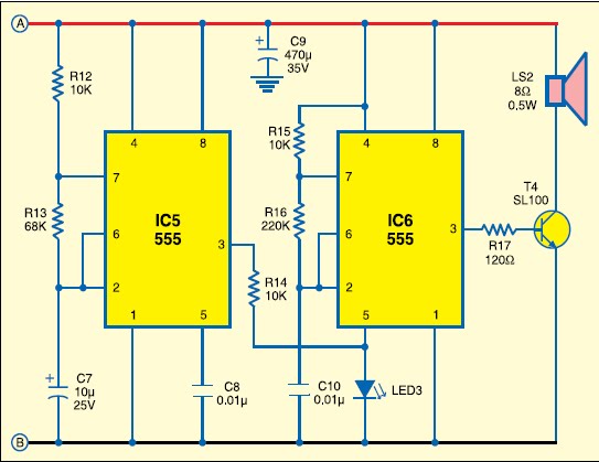ELECTRONIC PROJECTS: Automated Alarm Circuits