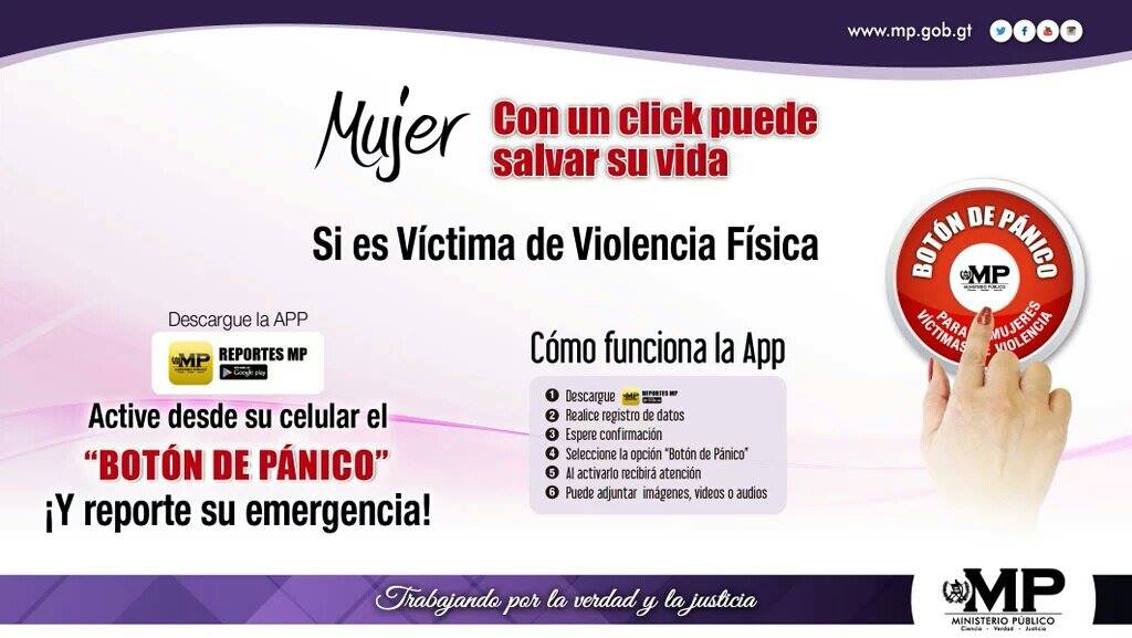 NUEVA APLICACION DEL MP PARA MUJERES VICTIMAS DE LA VIOLENCIA FISICA