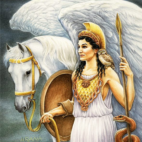El Oráculo de Delfos: Palas Athena