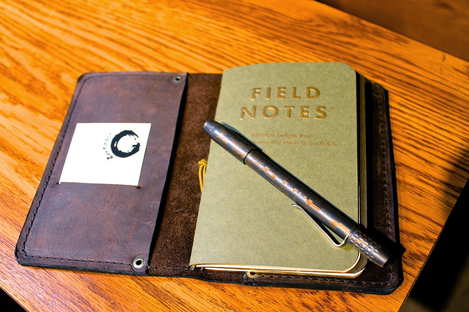 ZenKraft Traveler's Notes ZenKraft Field Notes Camo BiFold Notebook