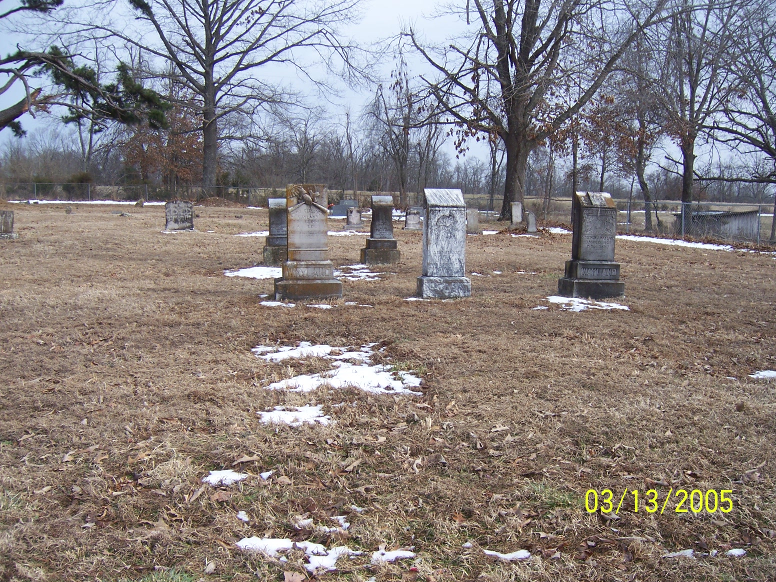 Cemeteries of Baxter County, AR Amos (Trimble Flats) Cemetery can be