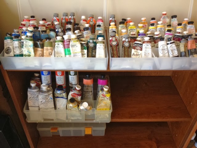 Kathy Collins Paints: A little bit of organization
