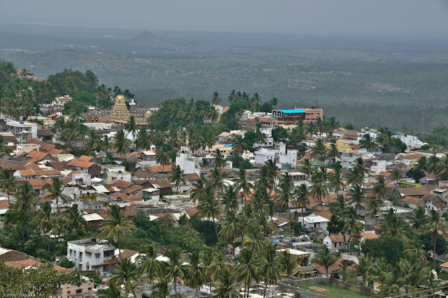 View of Melukote Town