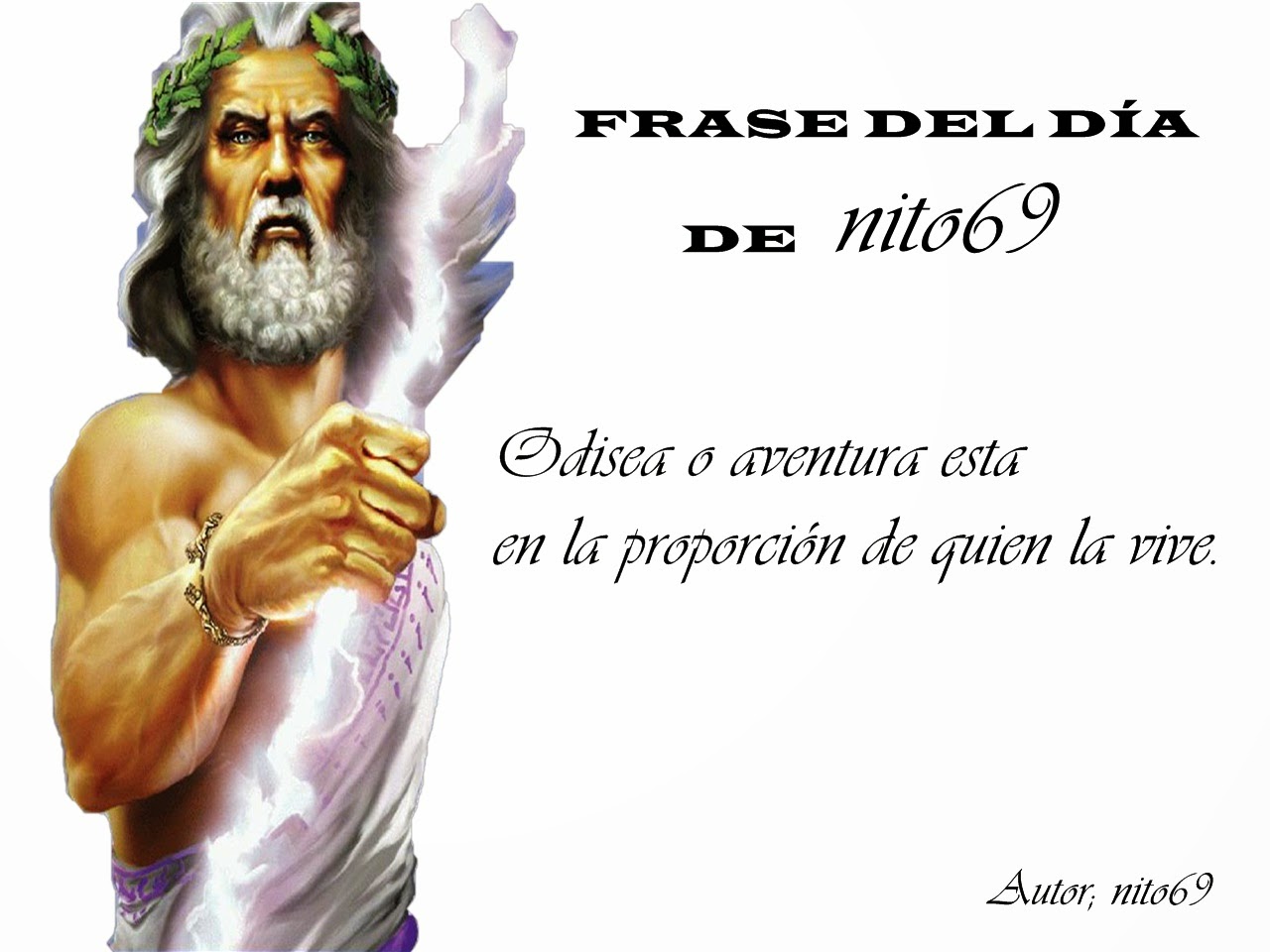 FRASE DEL DÍA DE nito69