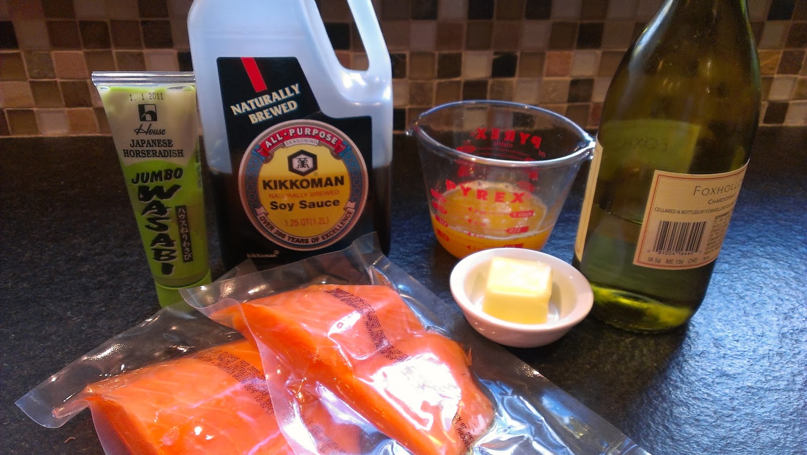 Got it, Cook it Wasabi Salmon with Orange Glaze