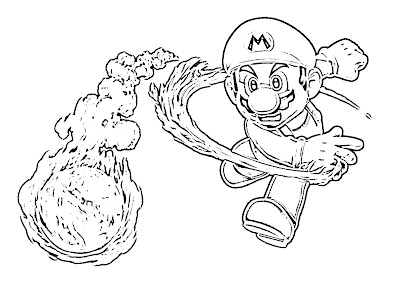 Free Mario Bros Coloring Pages