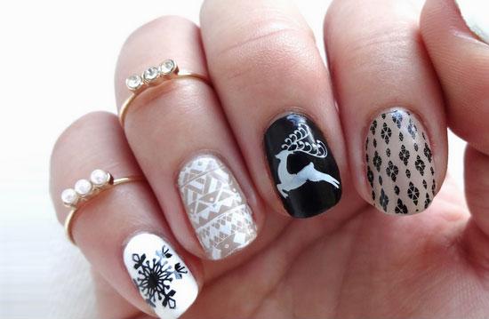 21 diy christmas nail art ideas for short nails 21 DIY Christmas Nail Art Ideas for Short Nails | Do it yourself ideas and projects