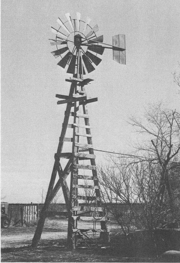 Agricultural Technology Selfgoverning Windmill (1854)
