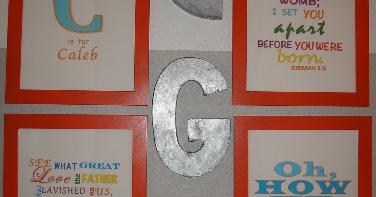 Big K Fam {Budget Nursery} Decor