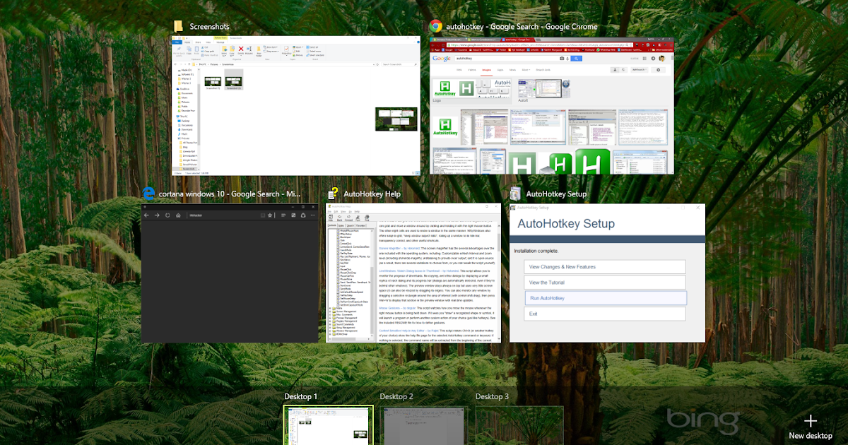 How to activate TaskView with Hot Corners in Windows 10