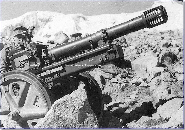 German 75-mm cannon Geb.G.36 mountain  Caucasus