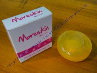 Transparant Whitening Body Soap Moreskin Asli PT. Natural Nusantara (NASA)