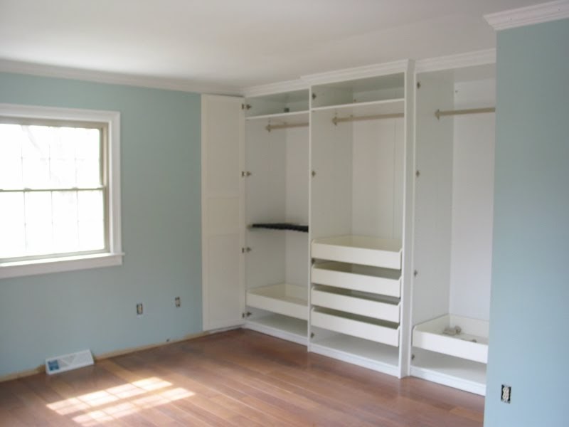Modern Bedroom Closet Ideas Ikea for Small Space