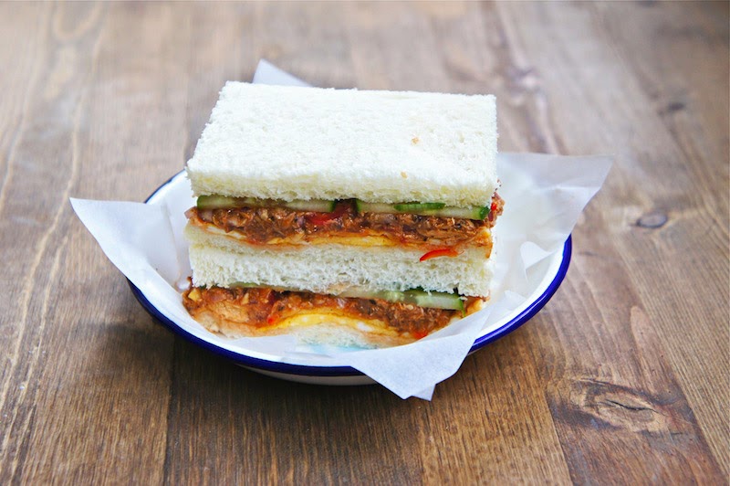 Malaysian Style Sardine Sandwich