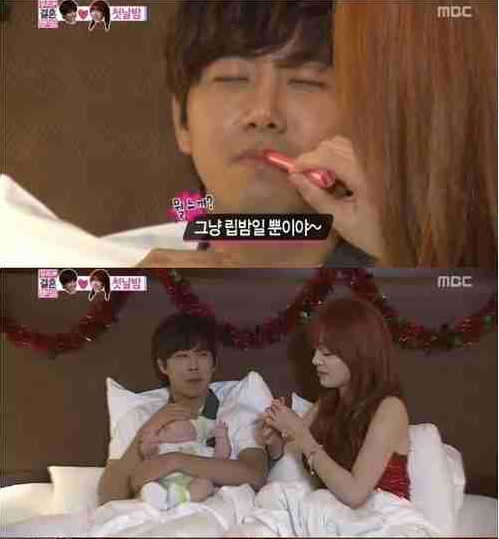 [ZE:A] Kwanghee y Sunhwa se dan un "beso indirecto" en "We Got Married ' 20130105_leejoon_ohyeonseo_wegotmarried+-+copia