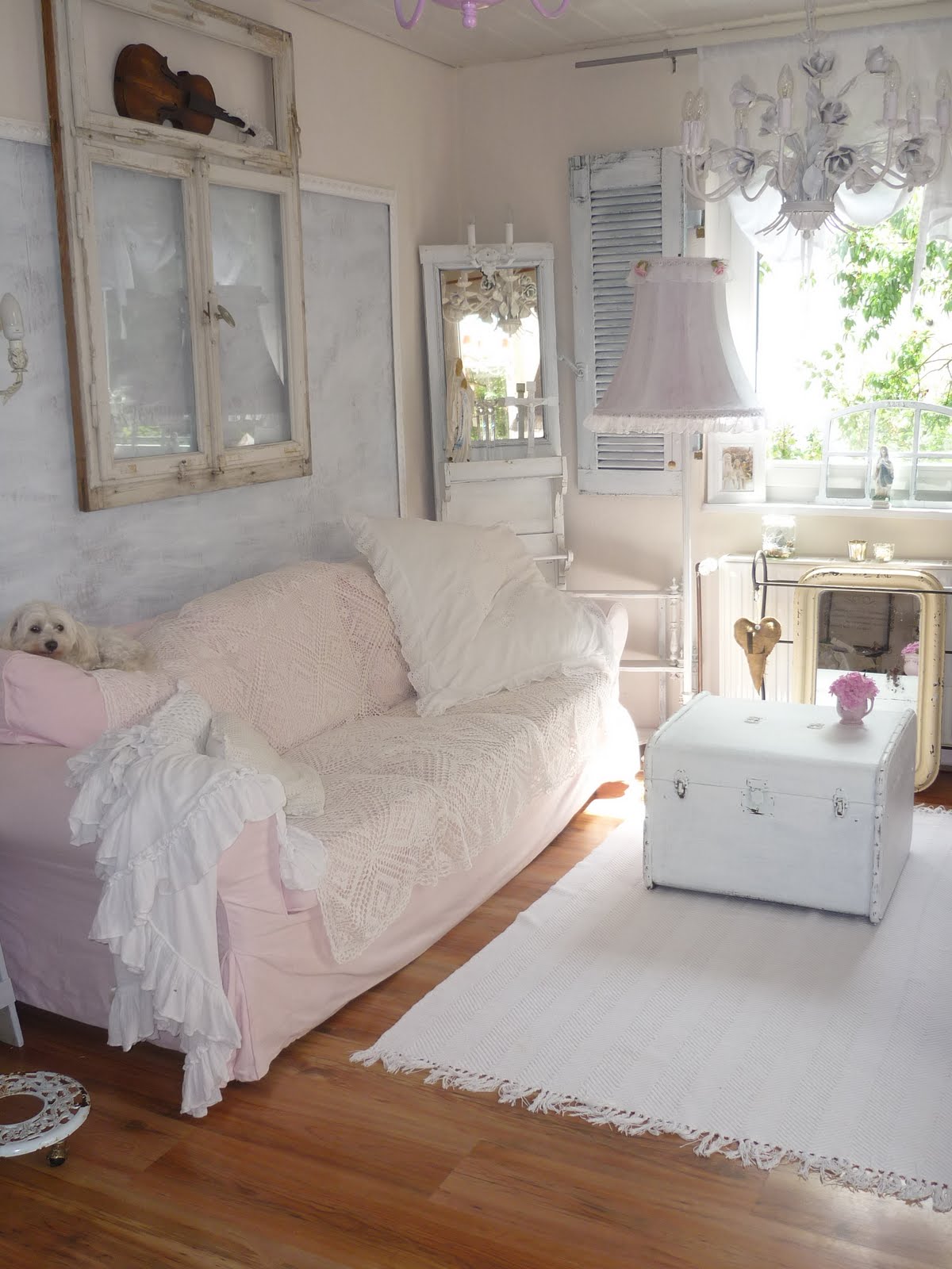 Heavens rosé cottage: mehr weiÃe romantik im wohnzimmer!