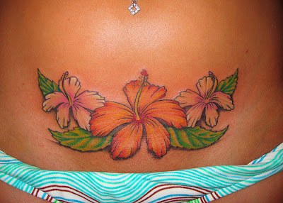 Sexy Front Hibiscus Tattoo