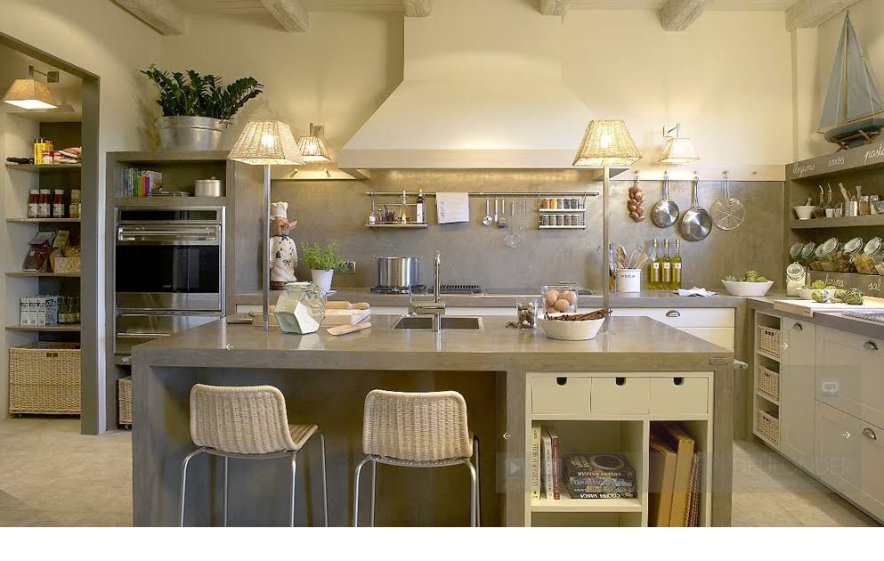 BLANCO ROTO - shabby chic - vintage: cocinas espectaculares.......DEULONDER