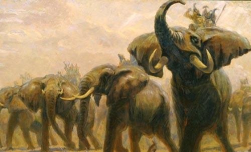 Image result for elephant vs cavalry
