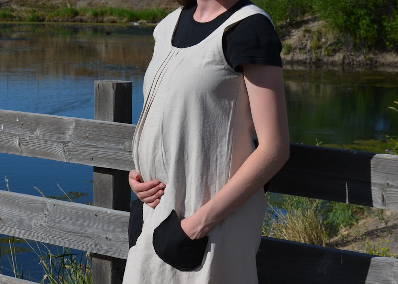 Sewing Our Life Together Maternity Jumper Dress Tutorial