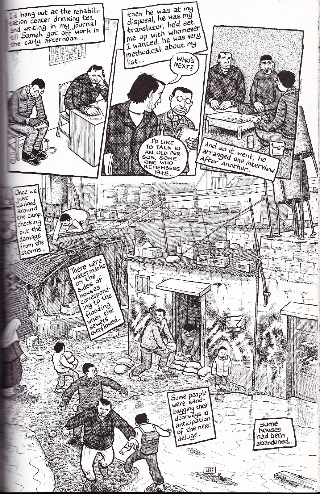 Zombie Parent's Guide Book Review Palestine by Joe Sacco