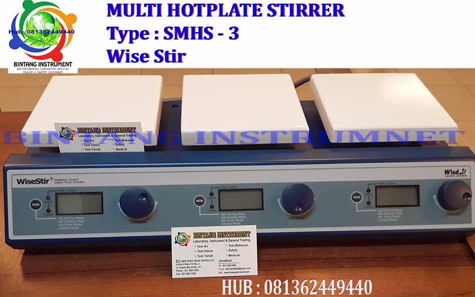 BINTANG INSTRUMENT 081362449440 Jual multi point hotplate stirrer