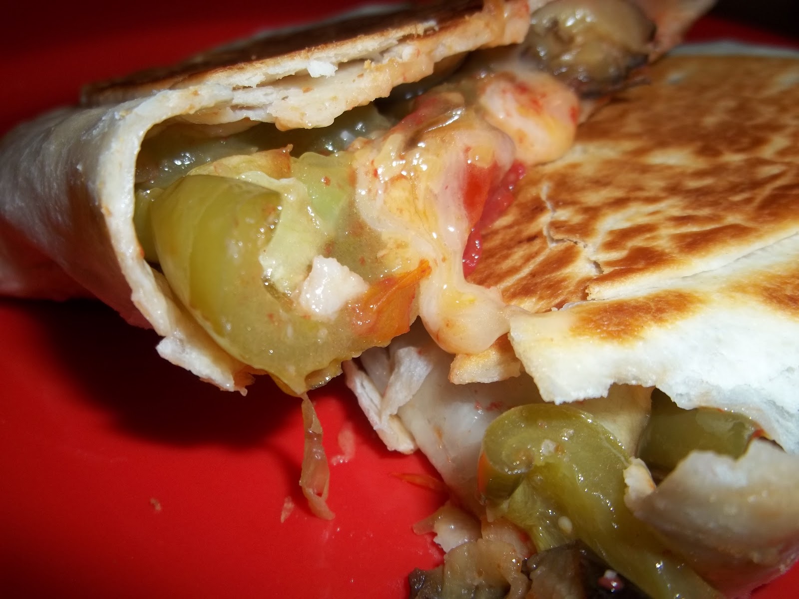 Roasted Veggies in Grilled Burrito wwpp= 4pt