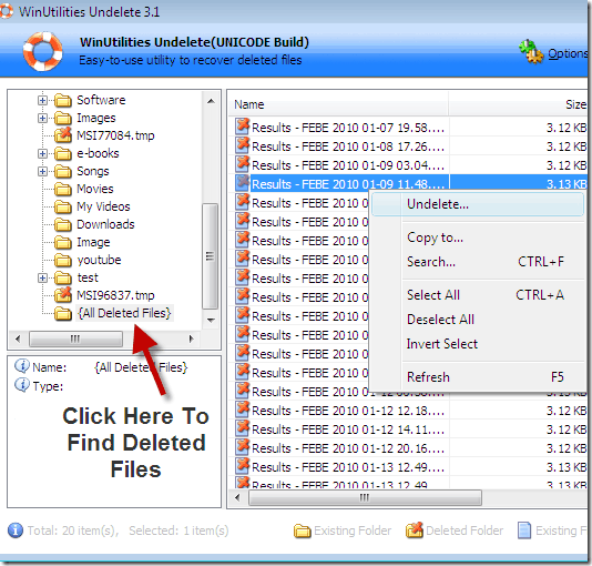 Cara Mengembalikan File / Folder yang Terhapus Permanen