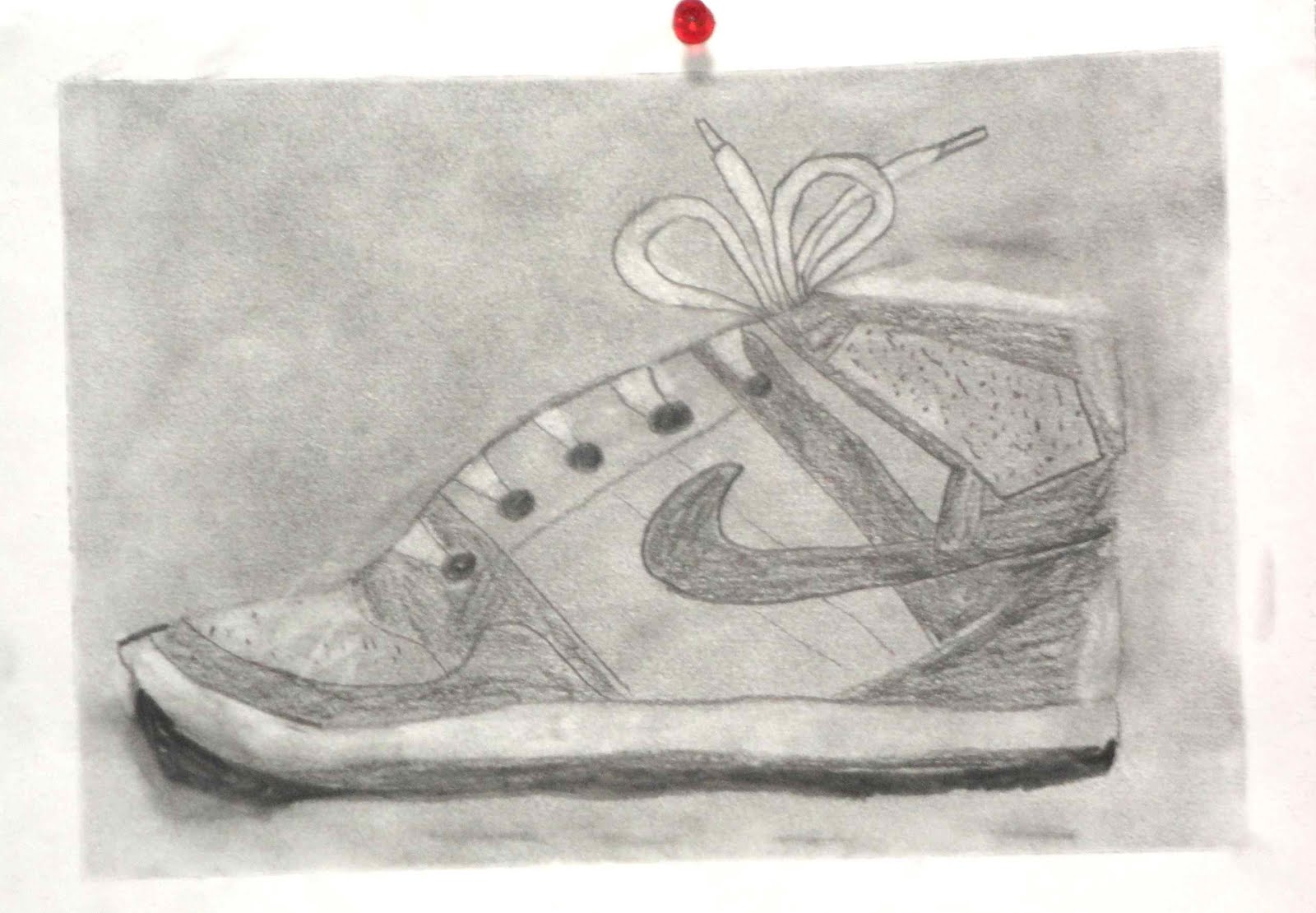 Upper Room Arts Shoe drawings in Graphite