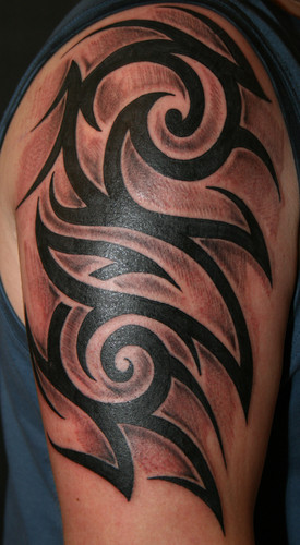 tribal tattoo designs lower arm 