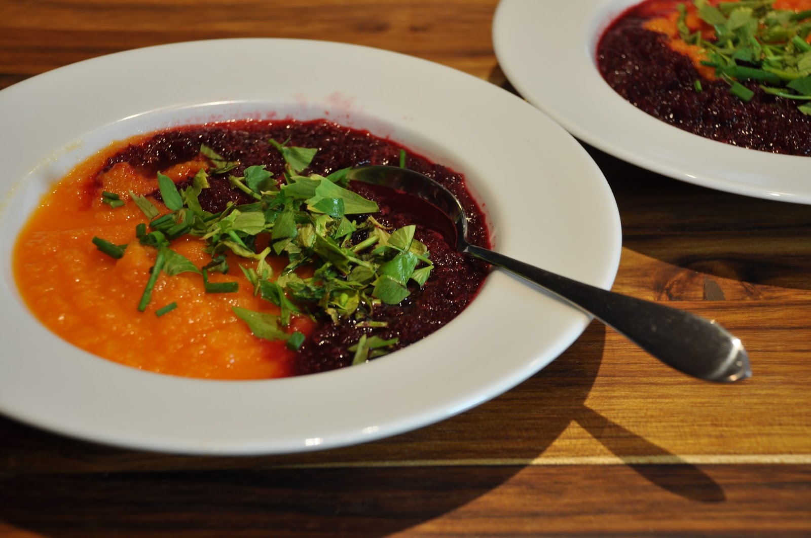 Stealth Cooking Cold Beet and Carrot Soup