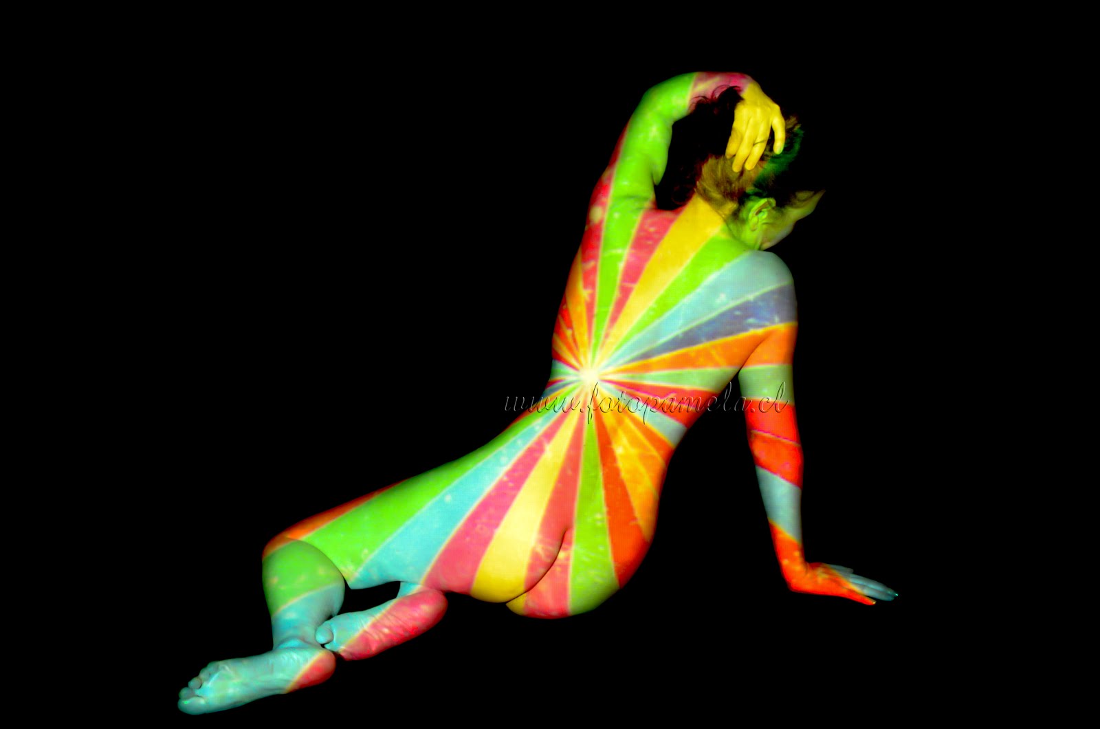 cuerpo pintado mujer body art