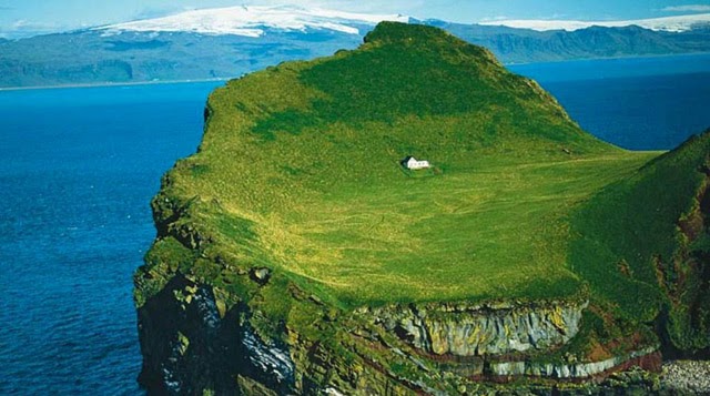 La casa en la isla de Elliðaey