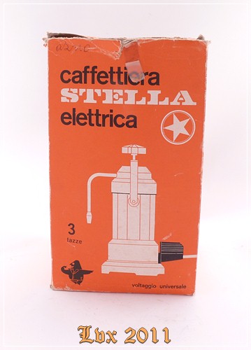 Vecchia caffettiera elettrica marca Stella - Collezione OnLine