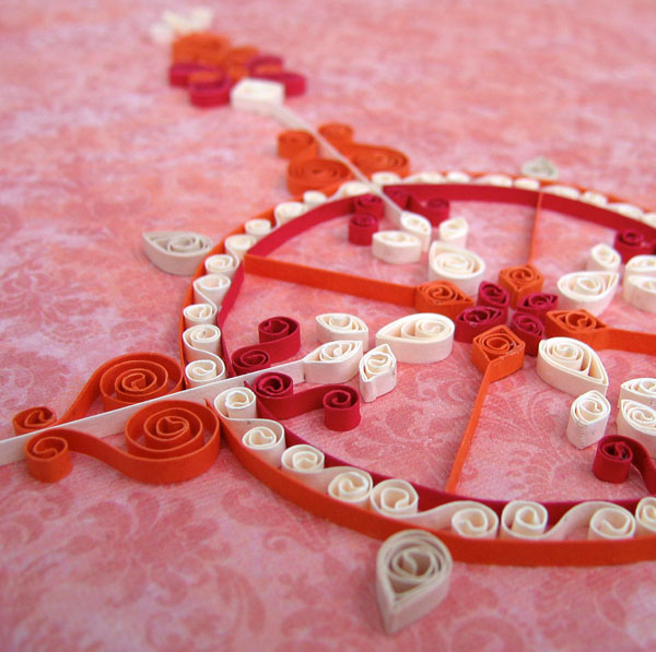 What to do with shredded paper Quilling art using shredded paper