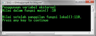 Variabel Eksternal  