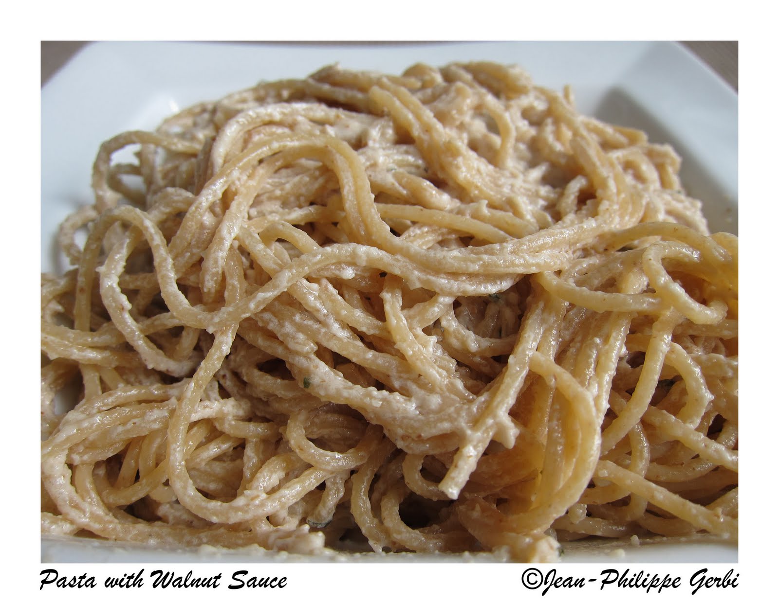 Recipe Pasta with Walnut Sauce I just want 2 eat