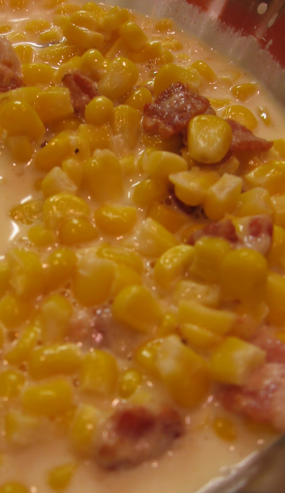 cookin' up north Creamed Corn and Bacon