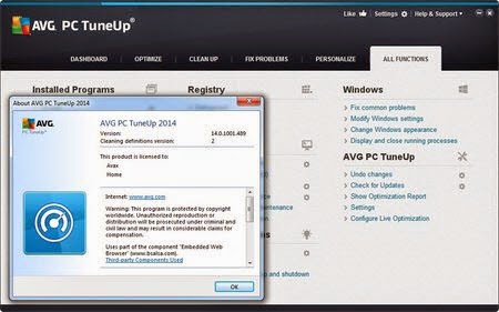 avg pc tuneup 2012 full version free download with crack