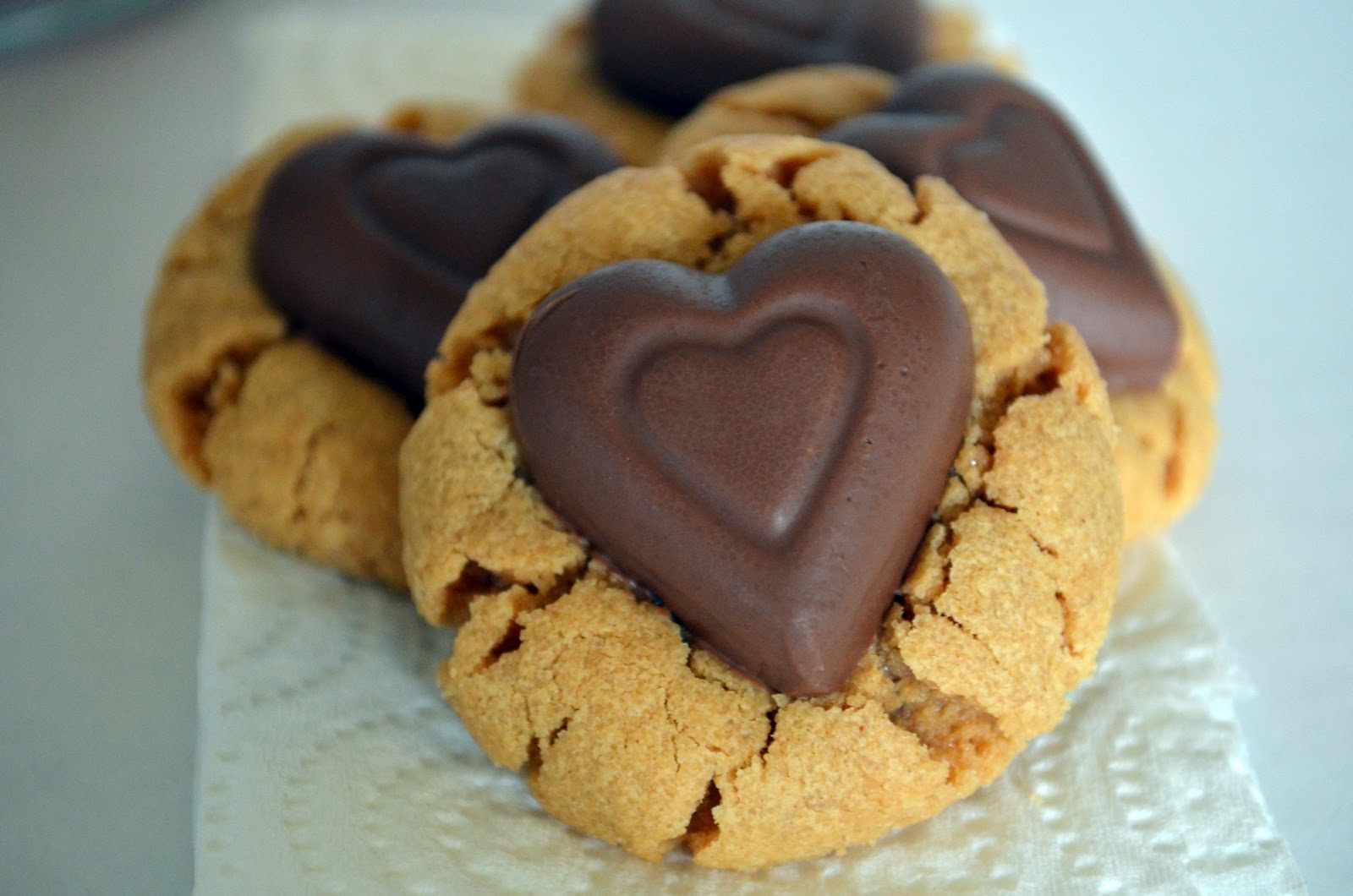 Kiana Bates Peanut Butter {Heart} Cookies