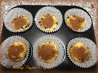 Muffin con yogurt, gocce di ciocolato e farina di cocco