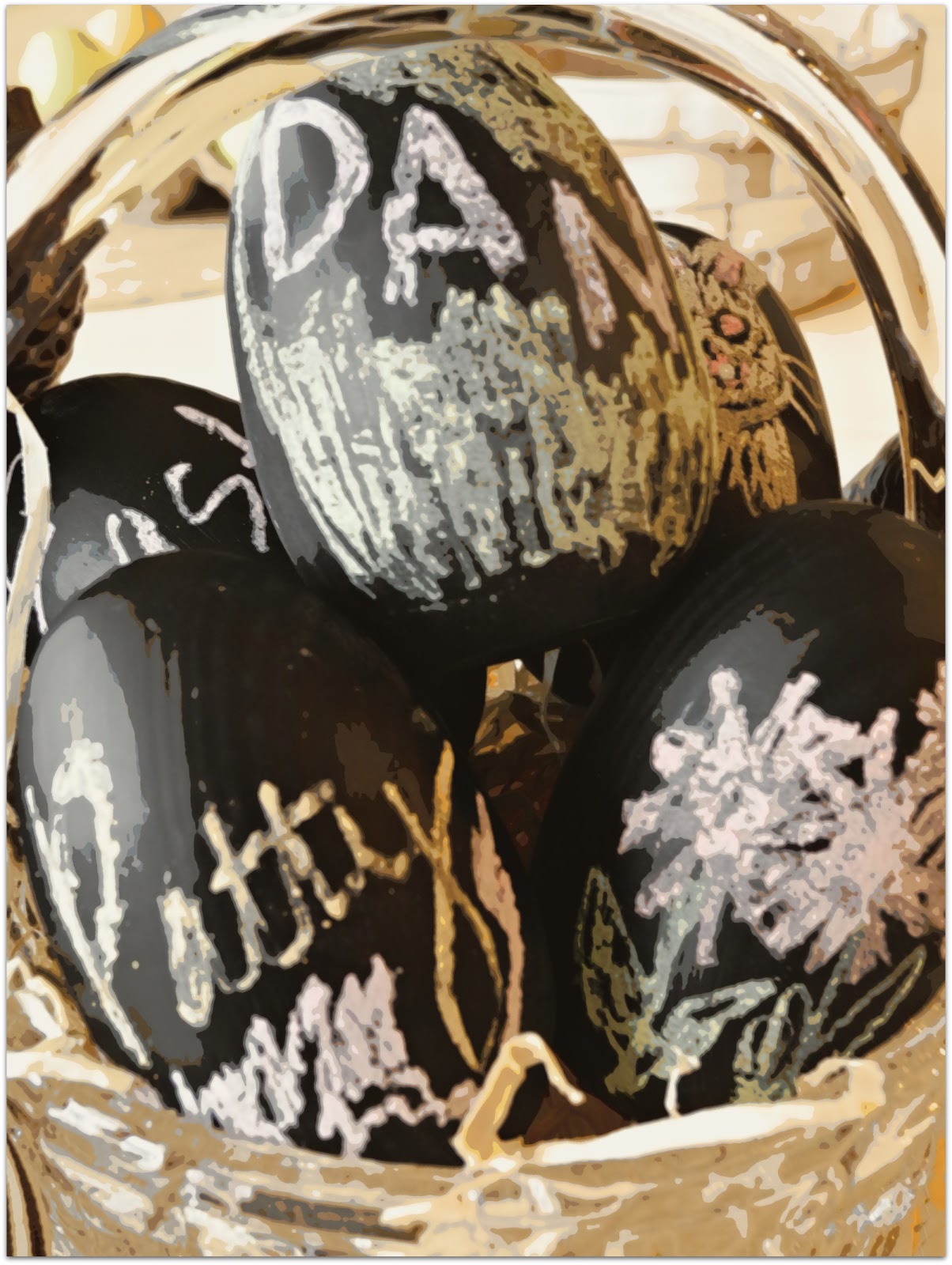 Patty Antle's Prettys Chalkboard Easter Eggs