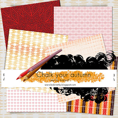 Chalk Your Autmn Collab Kit papers by AndreaP